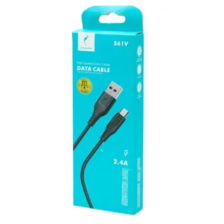 کابل میکرو یو اس بی فست شارژ 2.4 آمپر اسکای دلفین S61V