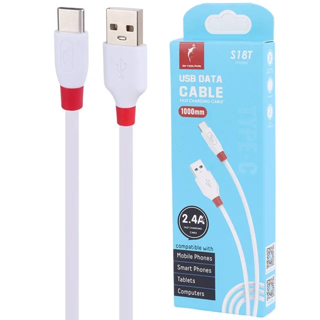Sky Dolphin S18T 2.4A 1m Type-C Cable