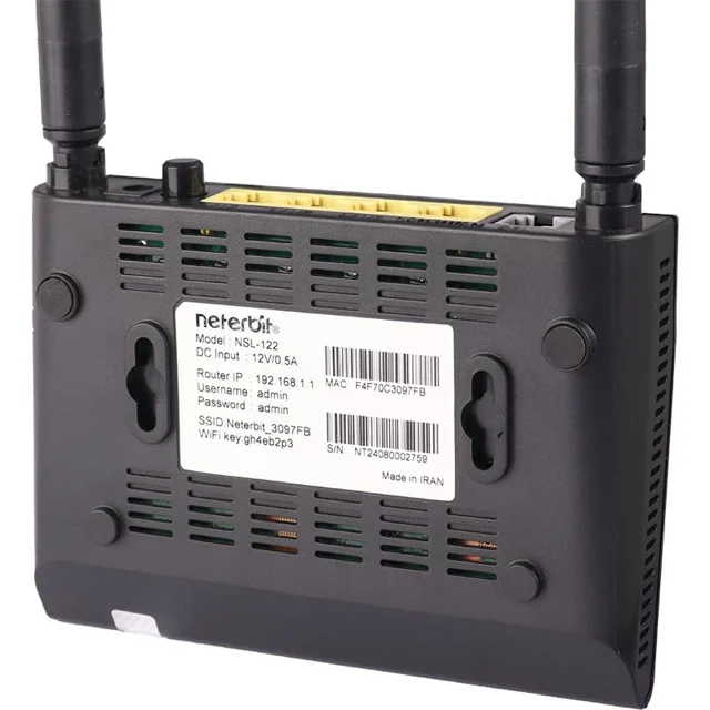 مودم روتر +ADSL2 نتربیت