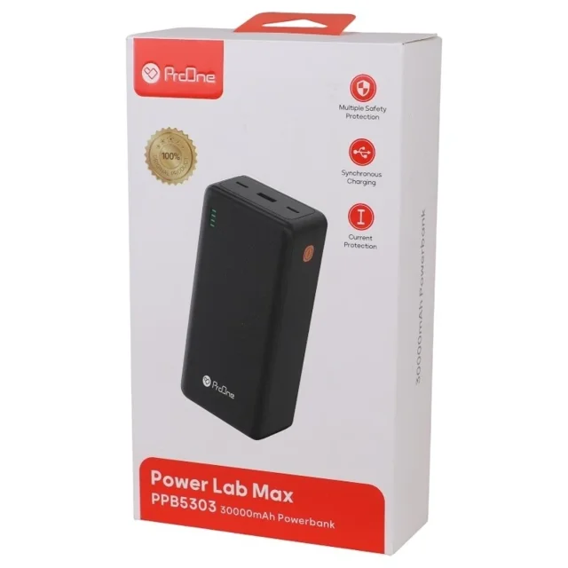 پاور بانک فست شارژ پرووان PPB5303 QC3.0 PD 22.5W ظرفیت 30000 میلی آمپر