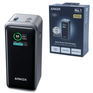 پاور بانک فست شارژ انکر Prime A1336 PD3.0 100W ظرفیت 20000 میلی آمپر ساعت
