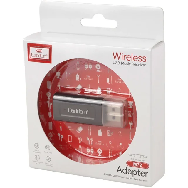 Earldom ET-M72 AUX Wireless Music Receiver